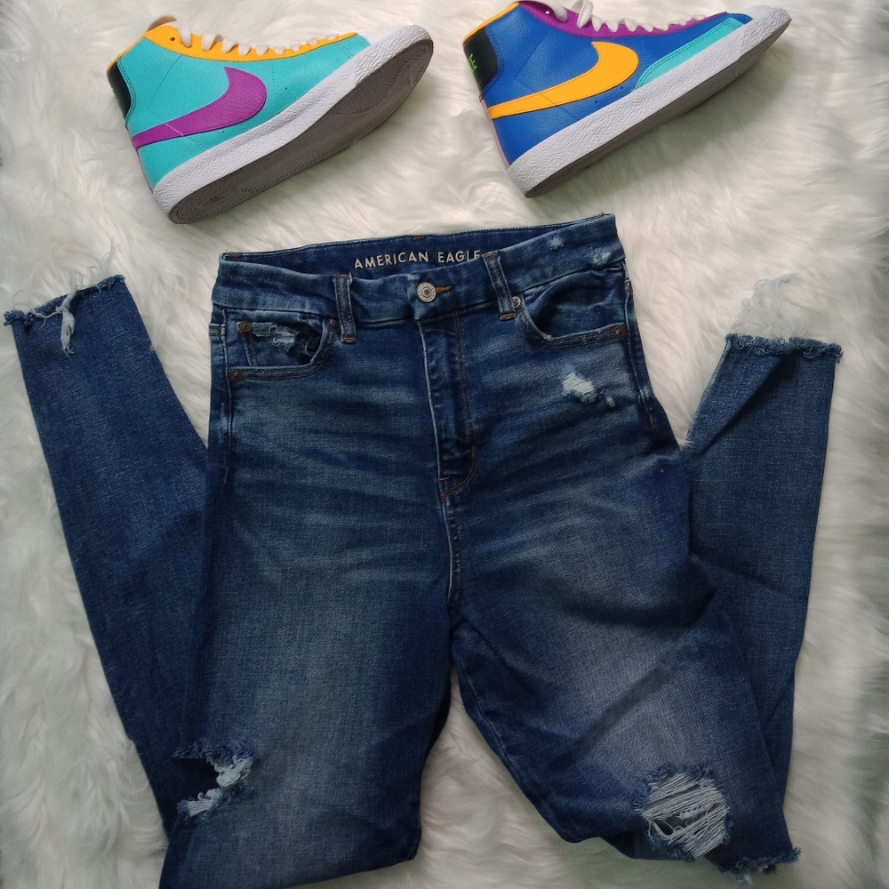 American Eagle Curvy Súper Hi-Rise Size 4